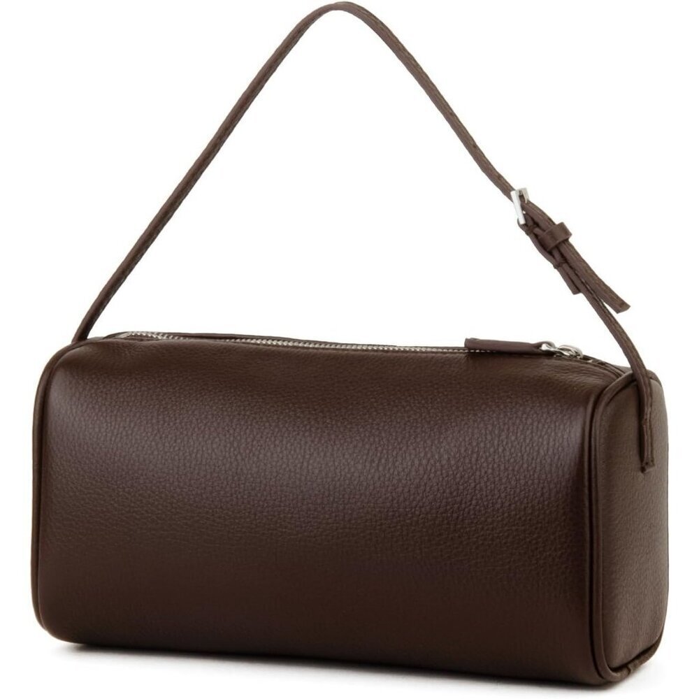 Women Coffee Crossbody Hobo Purse with Adjustable Strap Full-Grained Leather - Picture 1 of 6